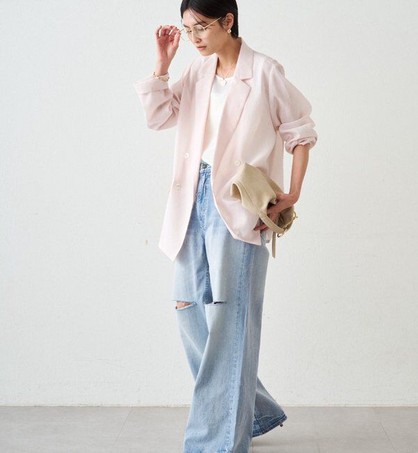  「リネンライクシアージャケット」|ベスト・ジレ|