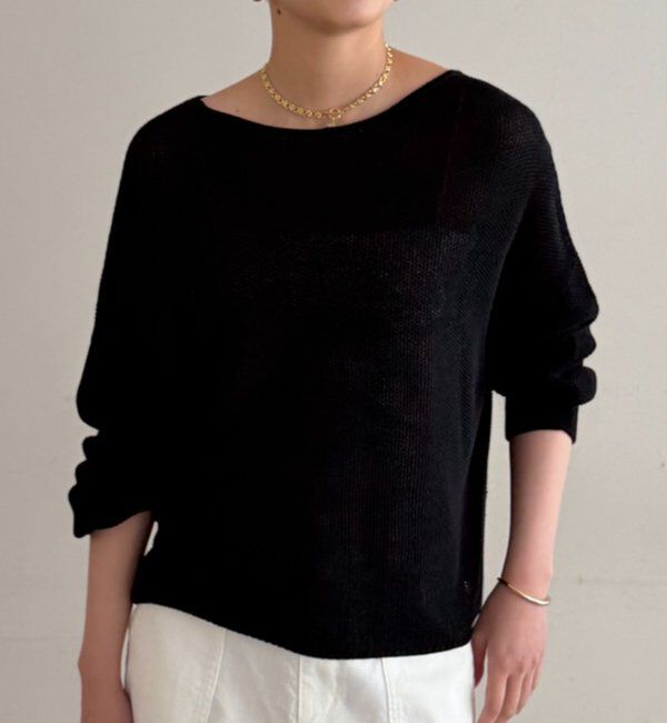  「2WAYギマコットンニット」|ニット・セーター|