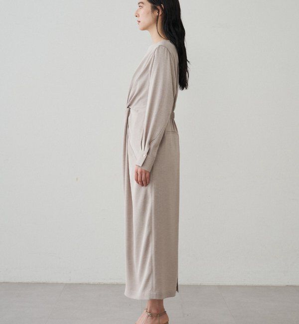 「ツイストVネックワンピース」|ワンピース|