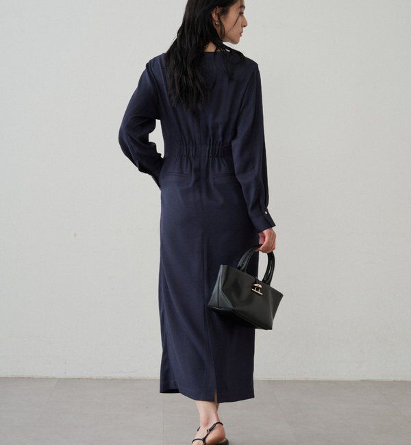  「ツイストVネックワンピース」|ワンピース|