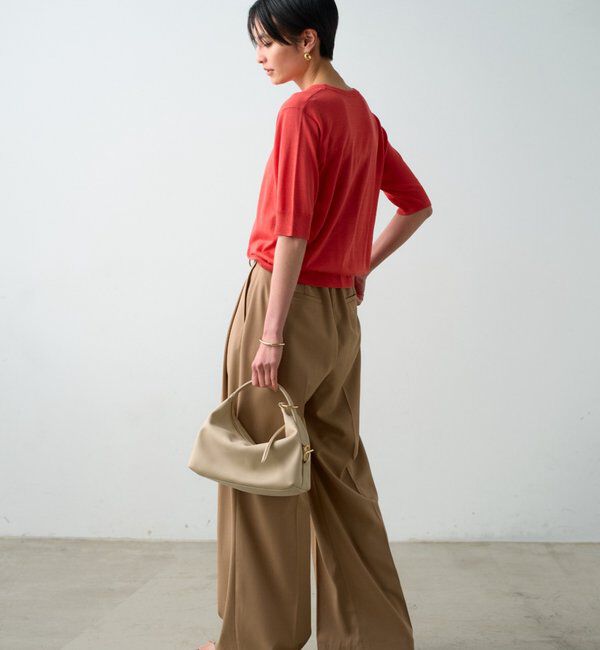  「シルク半袖ニット」|ニット・セーター|