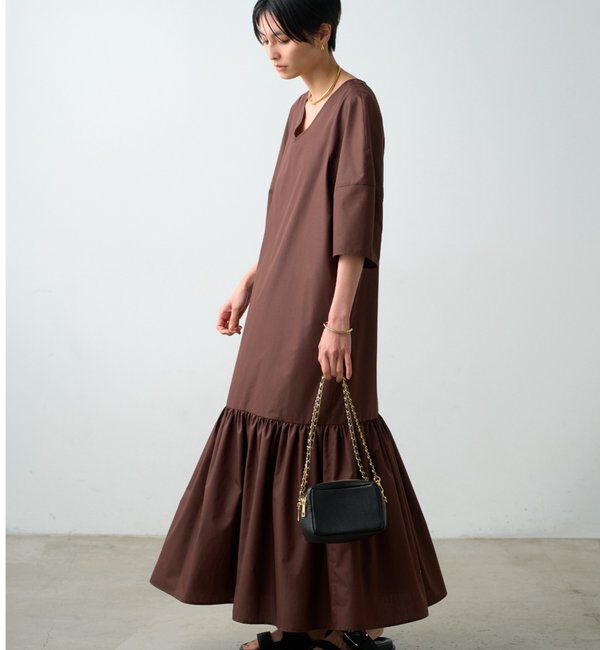  「コクーンスリーブワンピース」|ワンピース|