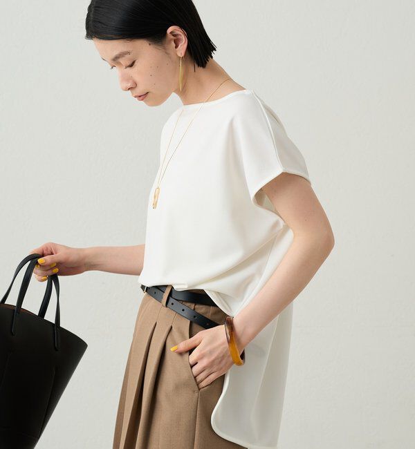  「カットジョーゼットフレンチブラウス」|シャツ・ブラウス|