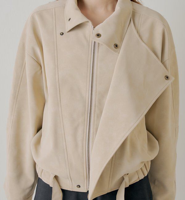  「スタンドカラーレザールーズジャケット」|その他|