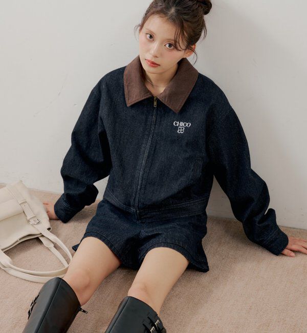  「【セットアップ対応】コンパクトレイヤードショートパンツ」|チノ|