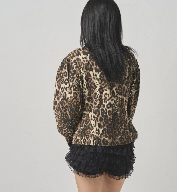  「【WEB限定】パフスリーブデニムジャケット」|ブルゾン・スタジャン|