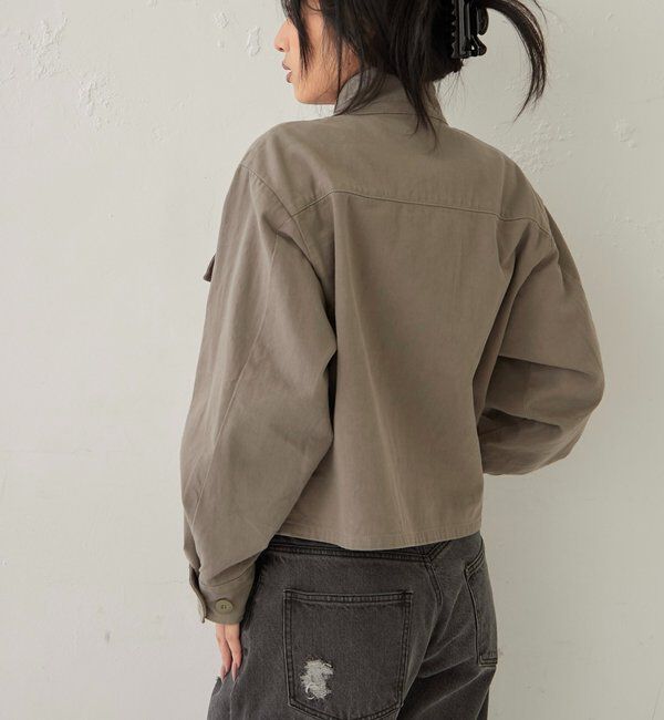  「ファイヤーマンミリタリーシャツジャケット」|ブルゾン・スタジャン|