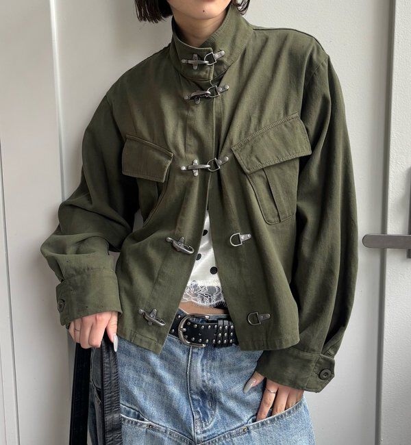  「ファイヤーマンミリタリーシャツジャケット」|ブルゾン・スタジャン|