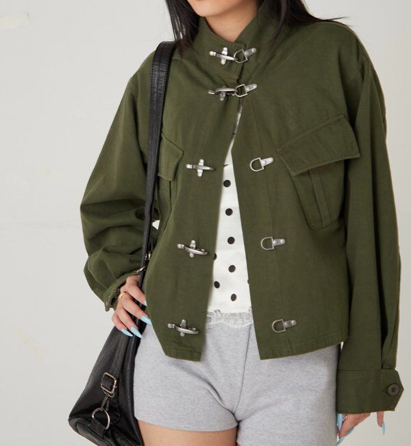  「ファイヤーマンミリタリーシャツジャケット」|ブルゾン・スタジャン|