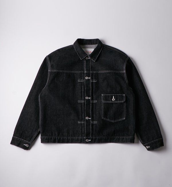  「【Sourcream】デニムトラッカージャケット」|ブルゾン・スタジャン|