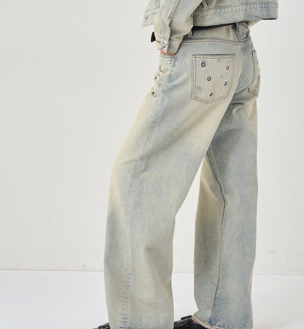  「アイレットローライズデニム」|デニム|