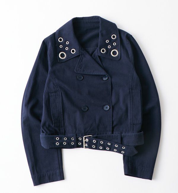  「アイレットショートPジャケット」|ブルゾン・スタジャン|