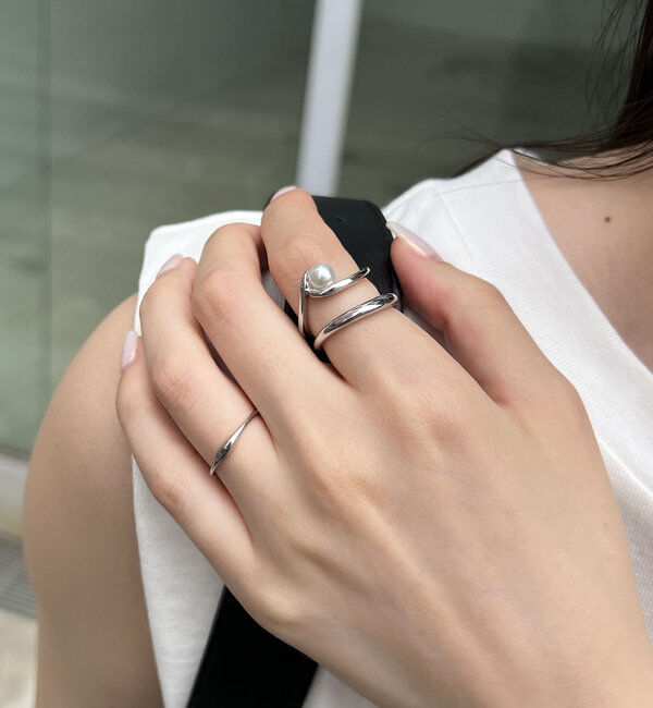  「〈GOLDY/ゴールディ〉3SETパールリング」|リング|