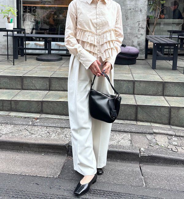  「裾フリルシャツ」|シャツ・ブラウス|