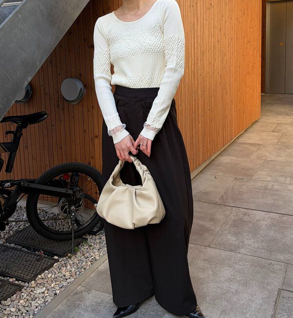  「シャーリングニット」|ニット・セーター|