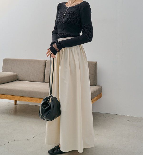  「シャーリングニット」|ニット・セーター|