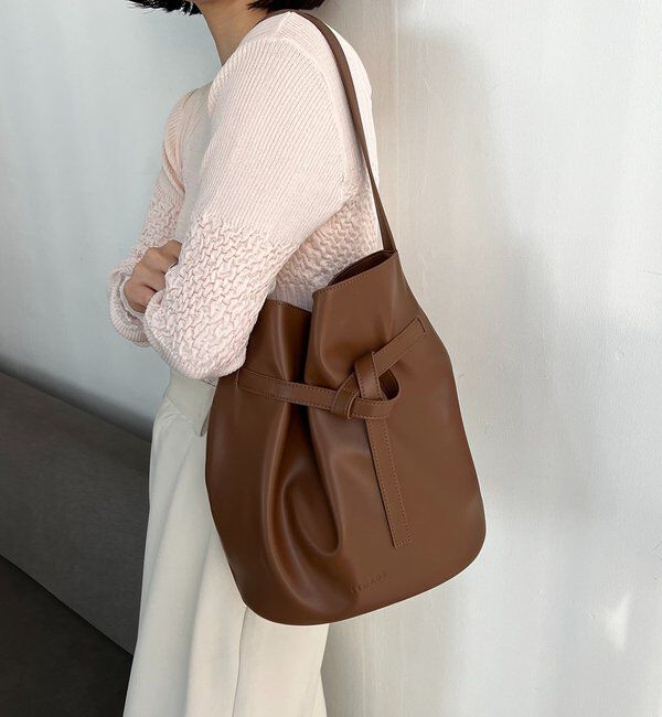  「ベルテッドバケットトートバッグ」|トートバッグ|