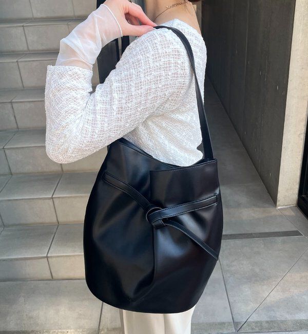  「ベルテッドバケットトートバッグ」|トートバッグ|