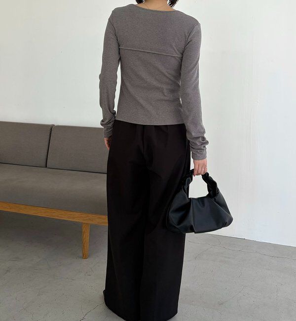  「ツイストネックT」|Tシャツ・カットソー|