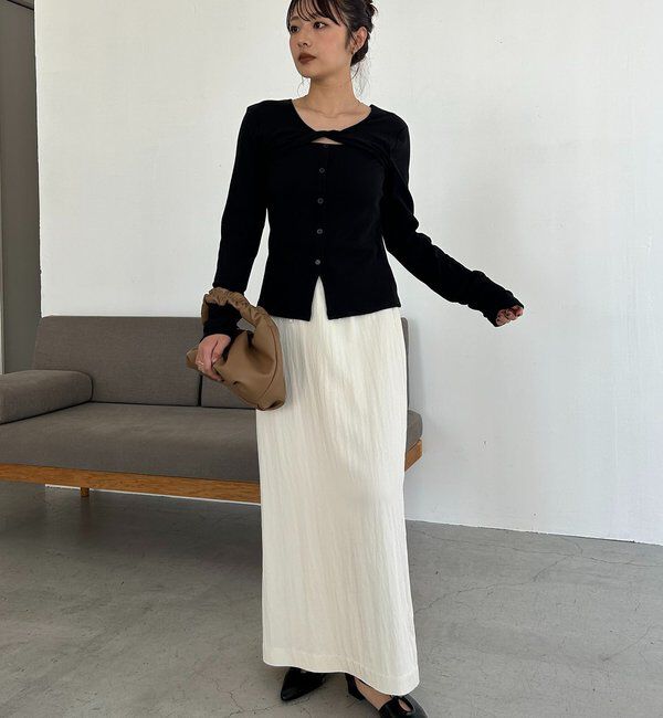  「ツイストネックT」|Tシャツ・カットソー|