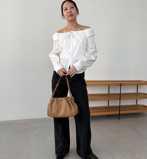  「オフショルパフブラウス」|シャツ・ブラウス|