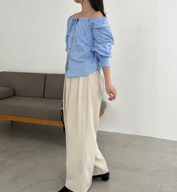  「オフショルパフブラウス」|シャツ・ブラウス|