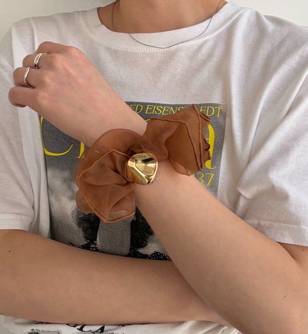  「〈GOLDY/ゴールディ〉メタルパーツシュシュ」|リング|