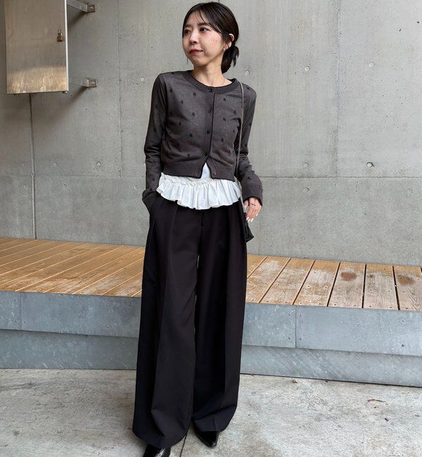  「モノグラムカーディガン」|カーディガン|