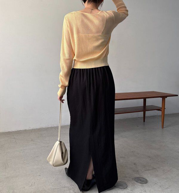  「シアーリブカーディガン」|カーディガン|