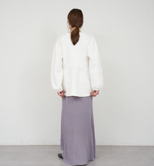  「ポンチペプラムトップス」|Tシャツ・カットソー|