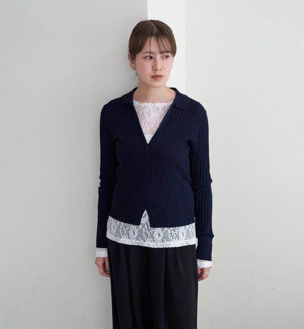  「レースプルオーバー」|Tシャツ・カットソー|