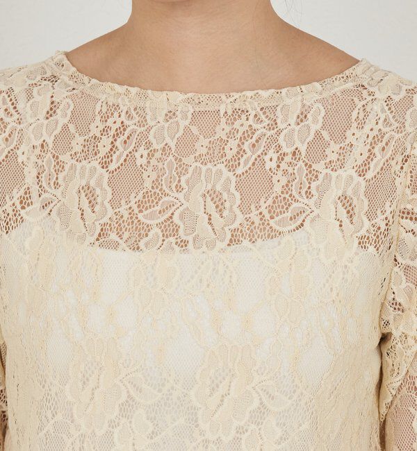  「レースプルオーバー」|Tシャツ・カットソー|