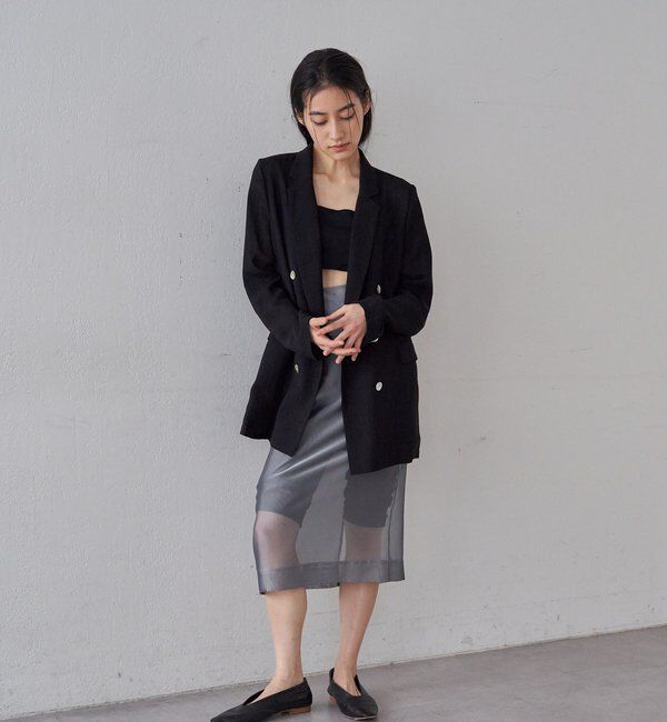  「シアーウォッシャブルジャケット」|テーラードジャケット|
