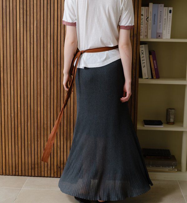  「シアープリーツニットスカート」|スカート|