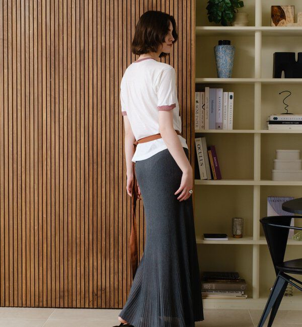  「シアープリーツニットスカート」|スカート|