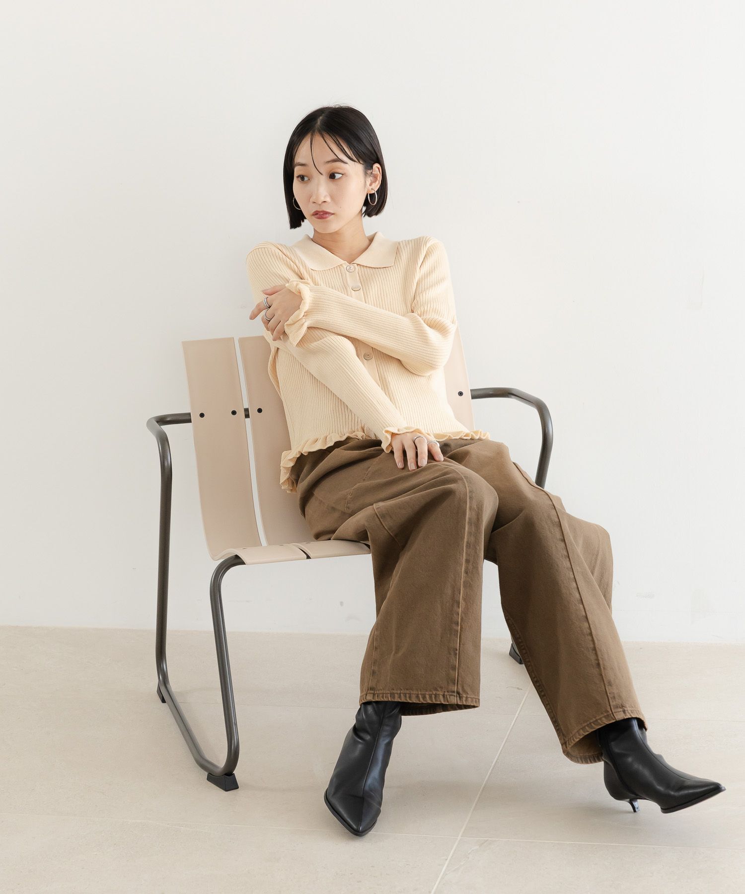 LOWRYS FARM「カーブデニム」|デニム|