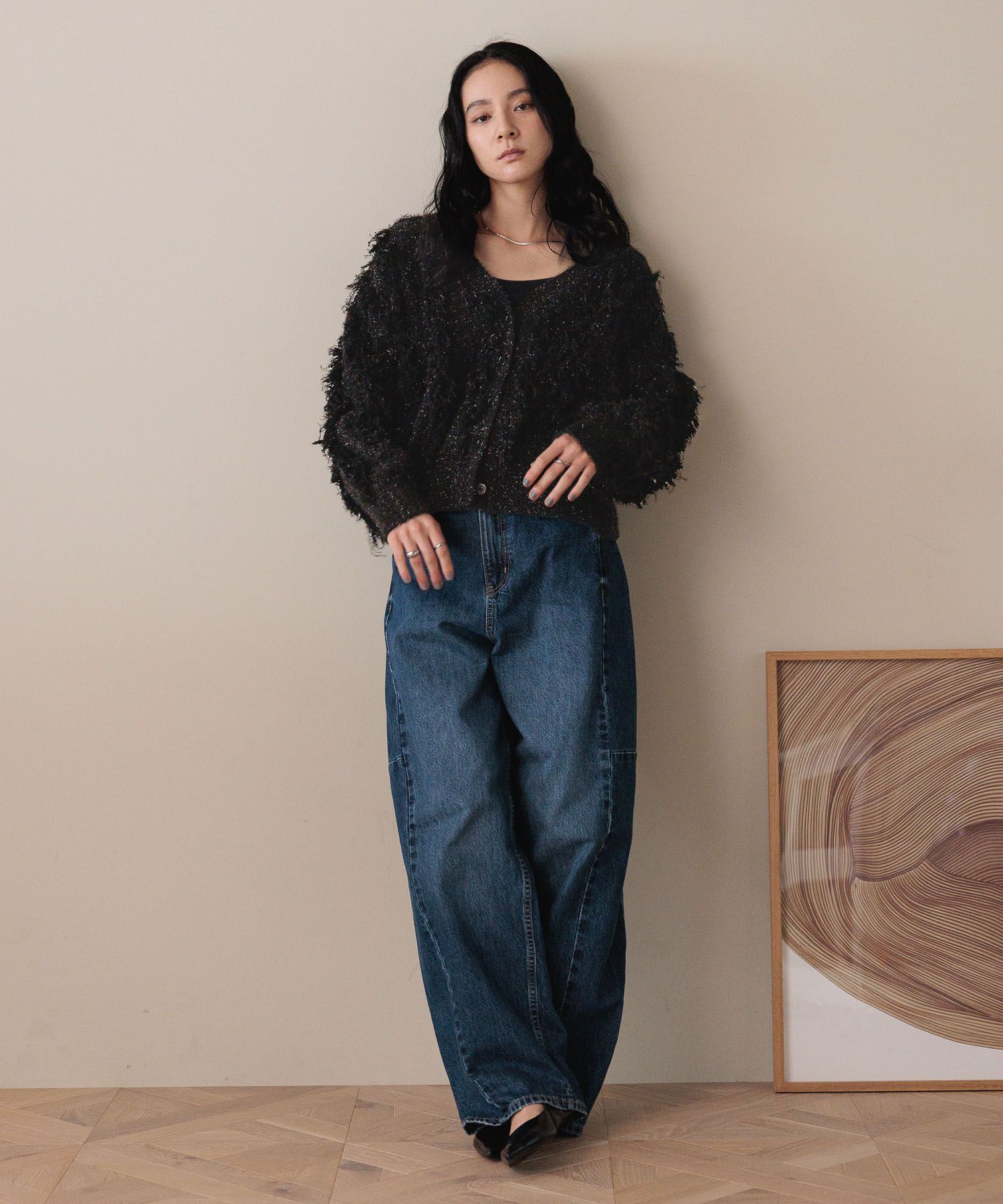 LOWRYS FARM「カーブデニム」|デニム|