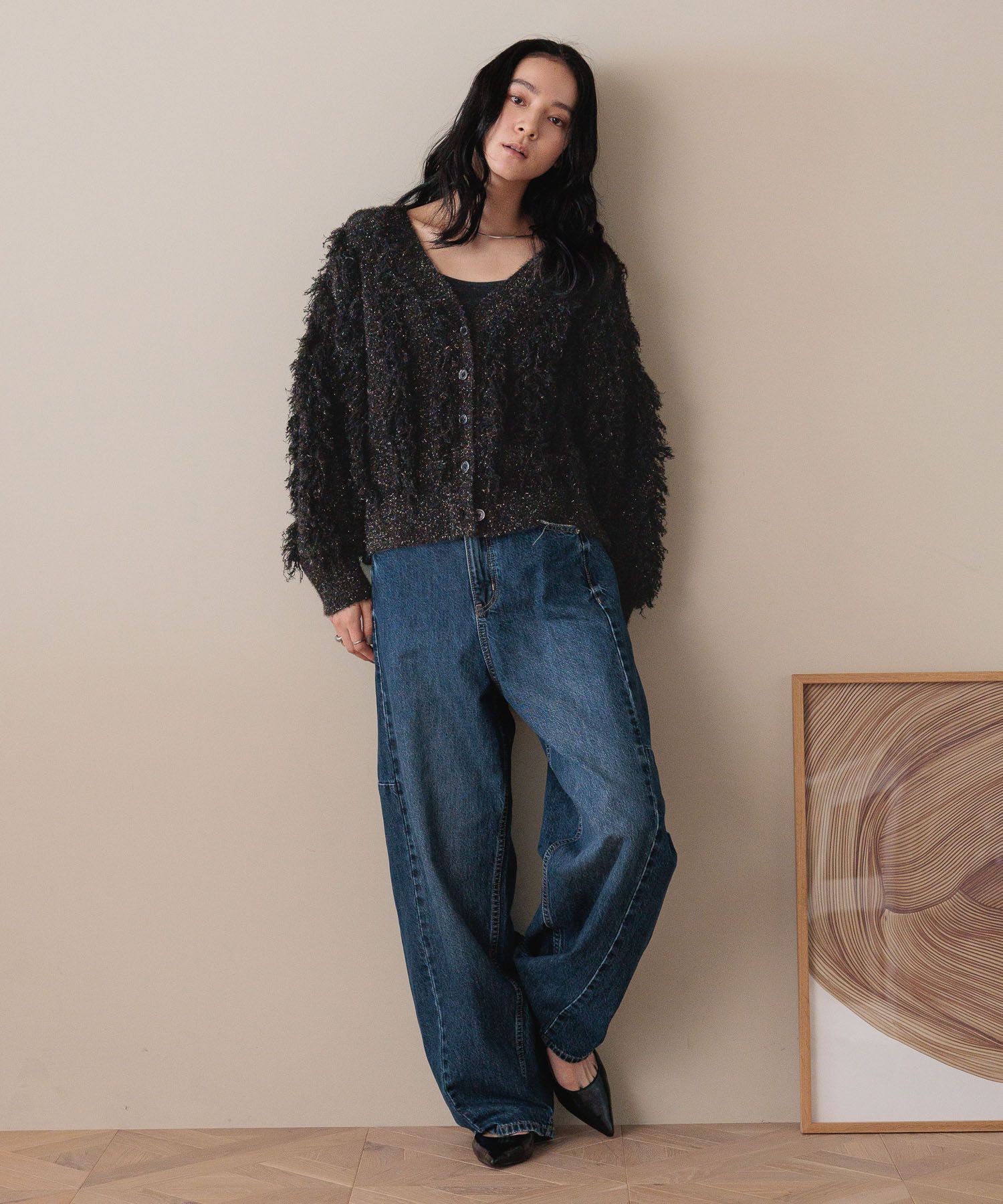 LOWRYS FARM「カーブデニム」|デニム|