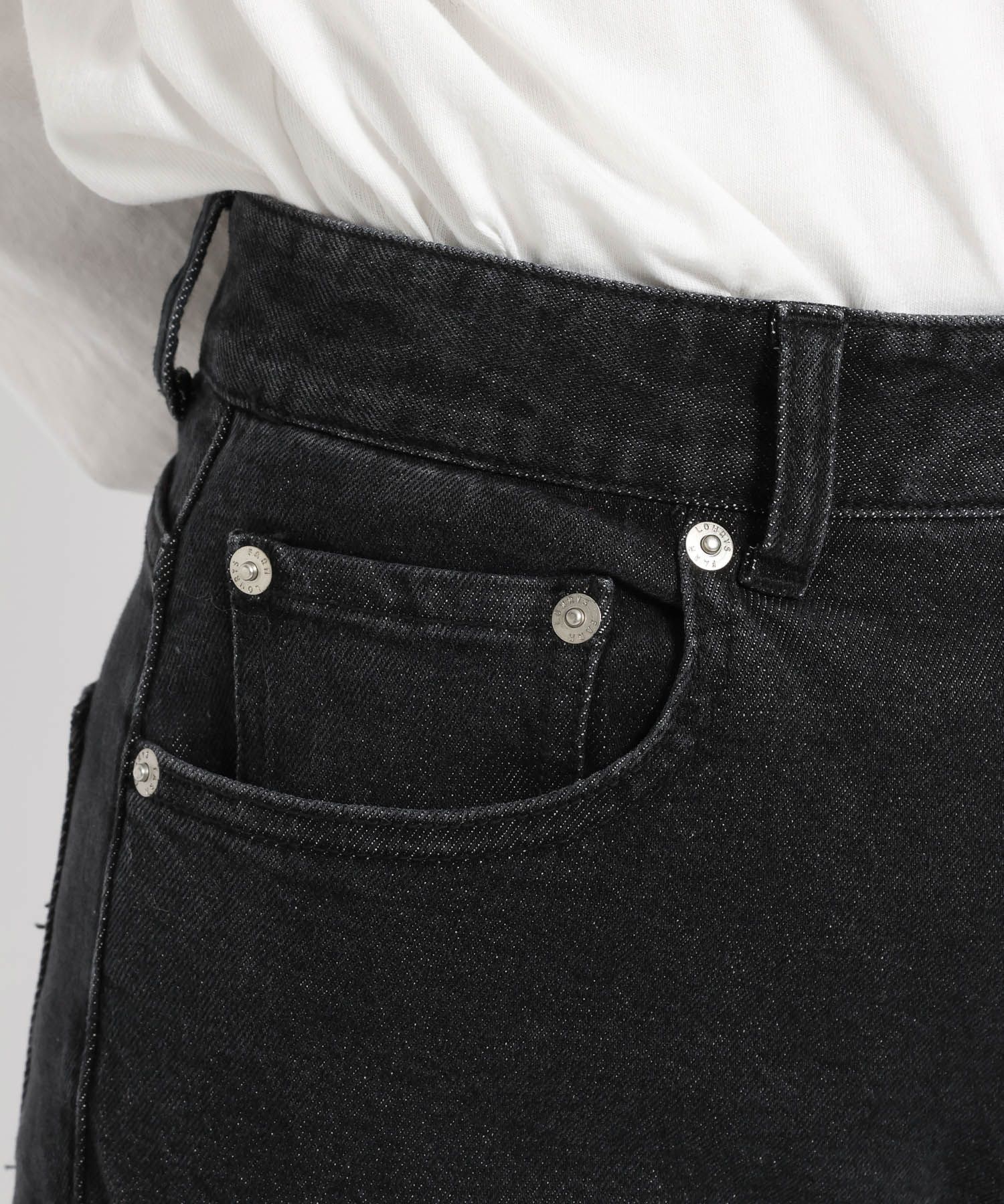 LOWRYS FARM「ストレッチデニムフレアパンツ」|デニム|