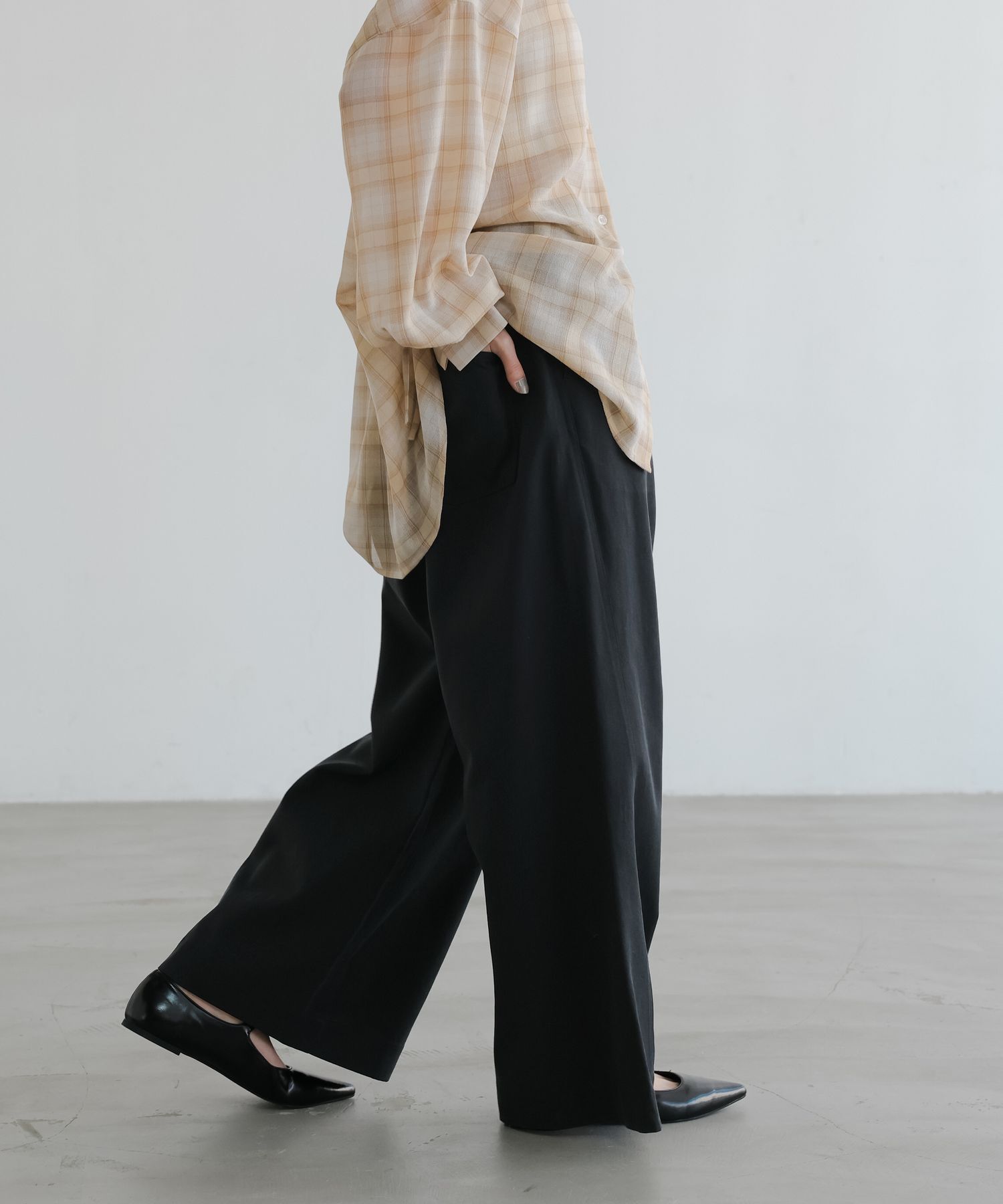 LOWRYS FARM「イージーバギーデニム」|デニム|