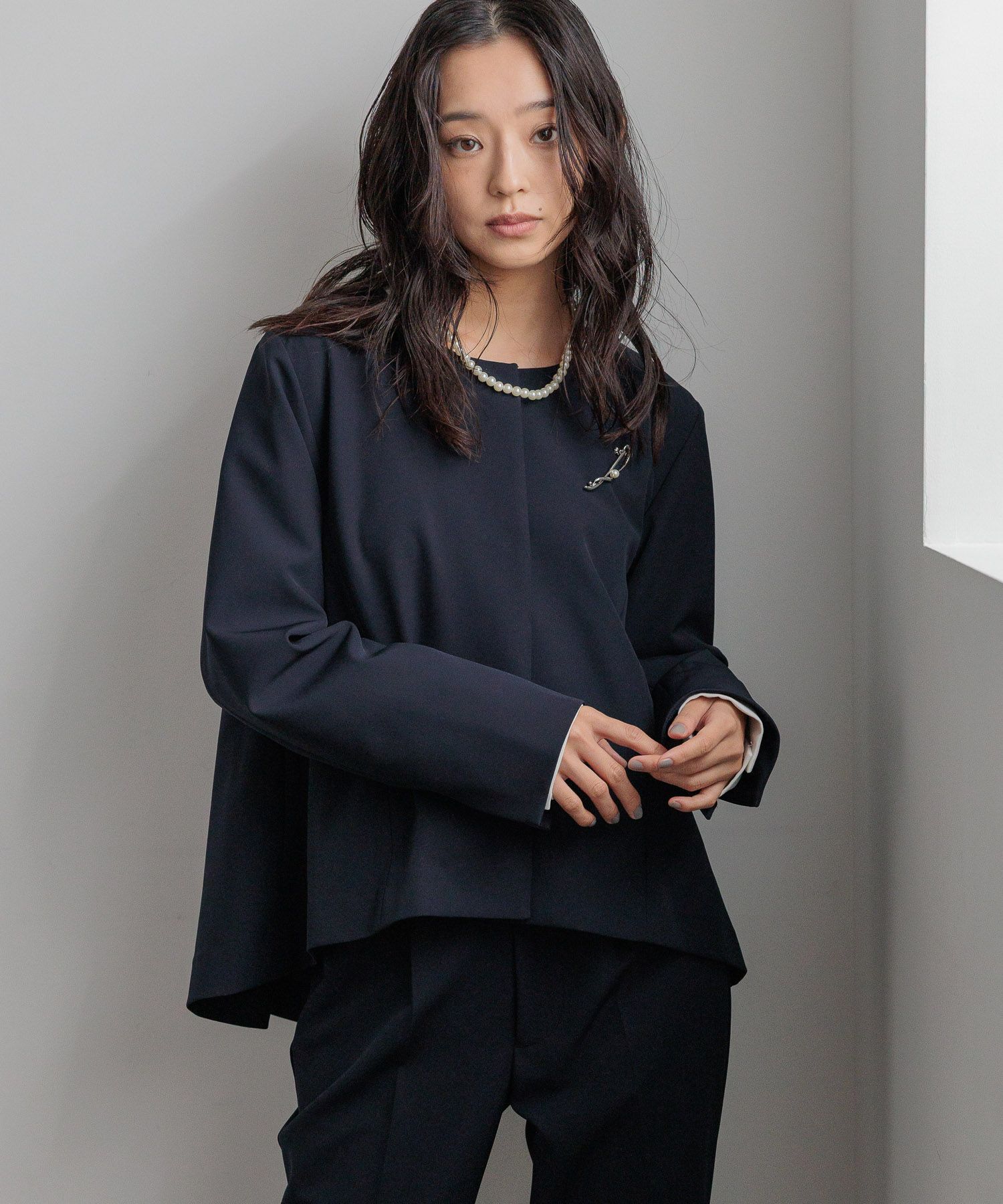  「【入卒／セレモニー】クルージャケット」|スーツ|ネイビー