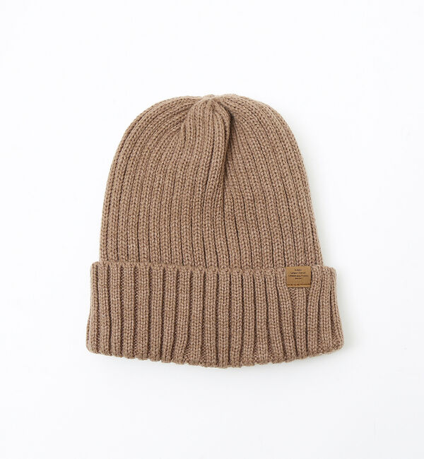 ABAHOUSE「【RUBEN/ルーベン】RIB BORE WATCH/リブ編みワッチキャップ」|その他|ベージュ
