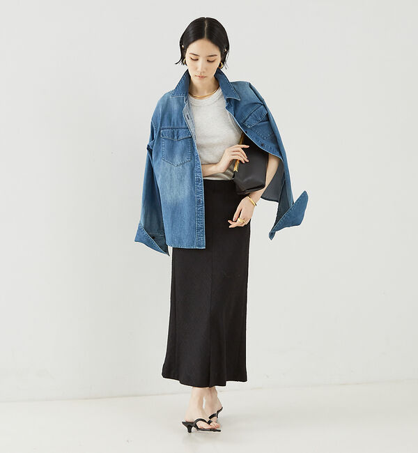 The Store by C' 「【COCUCA】ツィードバイヤススカート」|スカート|