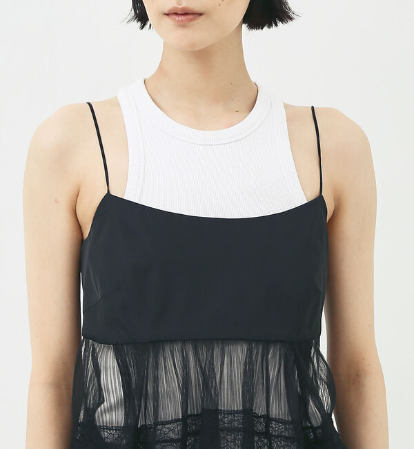 The Store by C' 「【COCUCA】プリーツチュールキャミソール」|キャミソール|