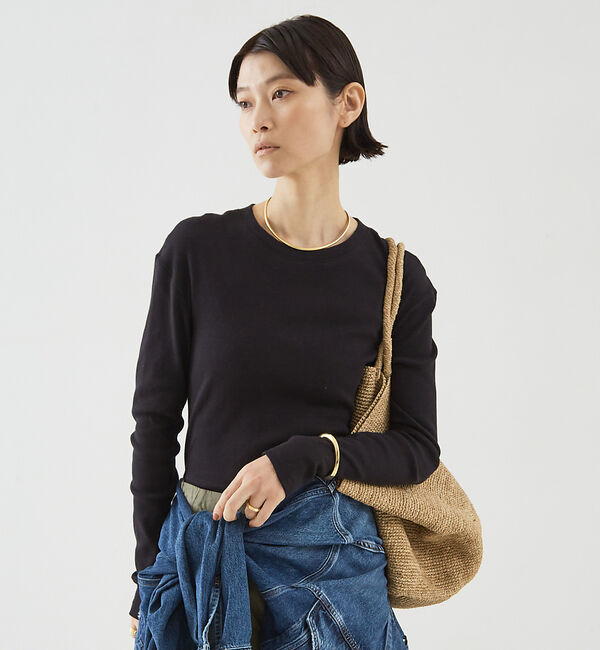 The Store by C' 「【COCUCA】リブプルオーバー」|Tシャツ・カットソー|