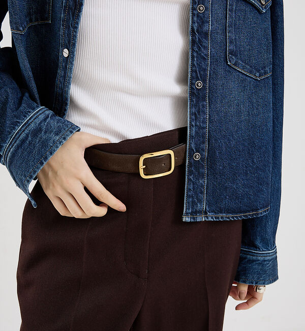 The Store by C' 「【ATELIER AMBOISE】ヌバックレザーベルト」|ベルト|