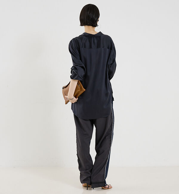 The Store by C' 「【COCUCA】ウォッシャブルシルクシャツ」|シャツ・ブラウス|