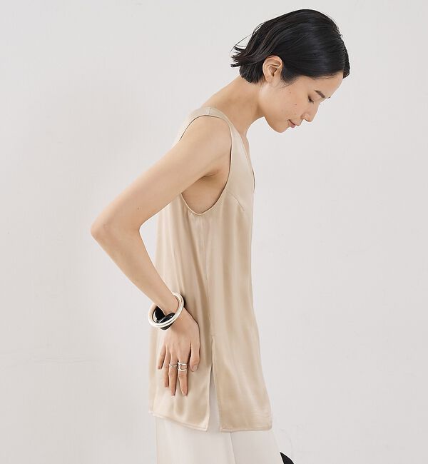 The Store by C' 「【COCUCA】シルクタンクトップ」|キャミソール|