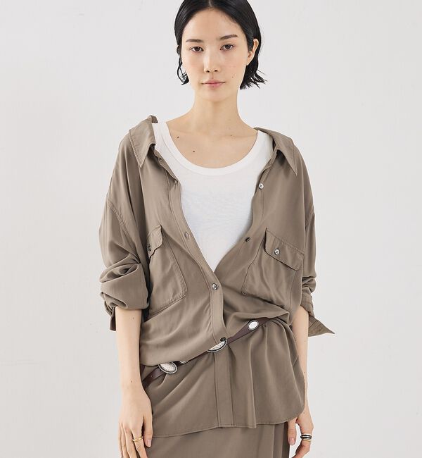 The Store by C' 「【COCUCA】ニュアンスシャツ」|シャツ・ブラウス|