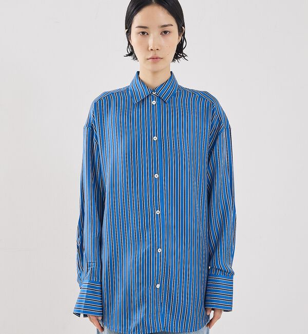 The Store by C' 「【TOTEME】OVERSIZED STRIPED SHIRT／オーバーサイズス」|シャツ・ブラウス|